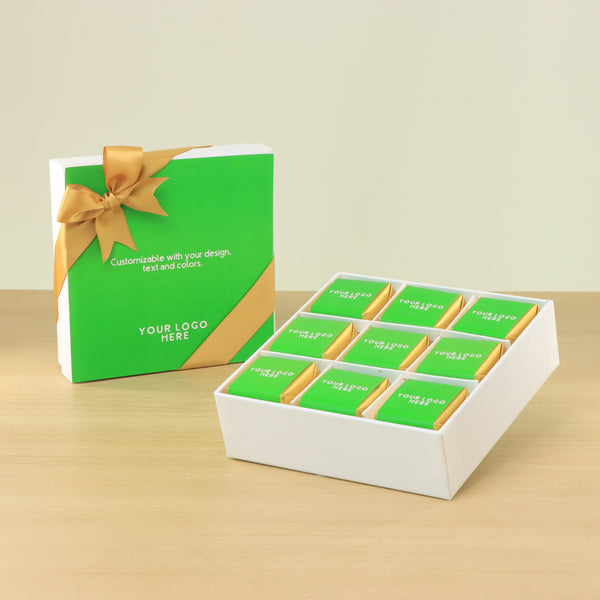 Set of 5 Corporate customized premium chocolate 9P hard box