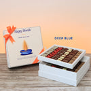 Corporate customized diwali candle designed premium chocolate 2-layer hard box