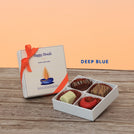 Set of 15 corporate customized diwali candle designed premium chocolate 4P hard box