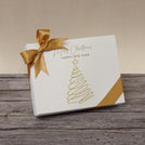 Merry Christmas & Happy New Year designed premium chocolate 12 piece hard box