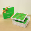 Corporate customized premium chocolate 2-layer hard box