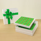 Corporate customized premium chocolate 2-layer hard box