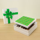 Corporate customized premium chocolate 2-layer hard box