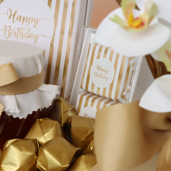 Happy birthday designed premium chocolate medium basket