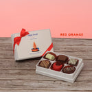 Set of 8 corporate customized diwali candle designed premium chocolate 6P hard box