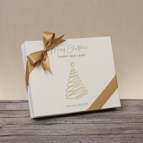 Season's greetings, Merry Christmas & happy new year designed premium chocolate 20 piece hard box