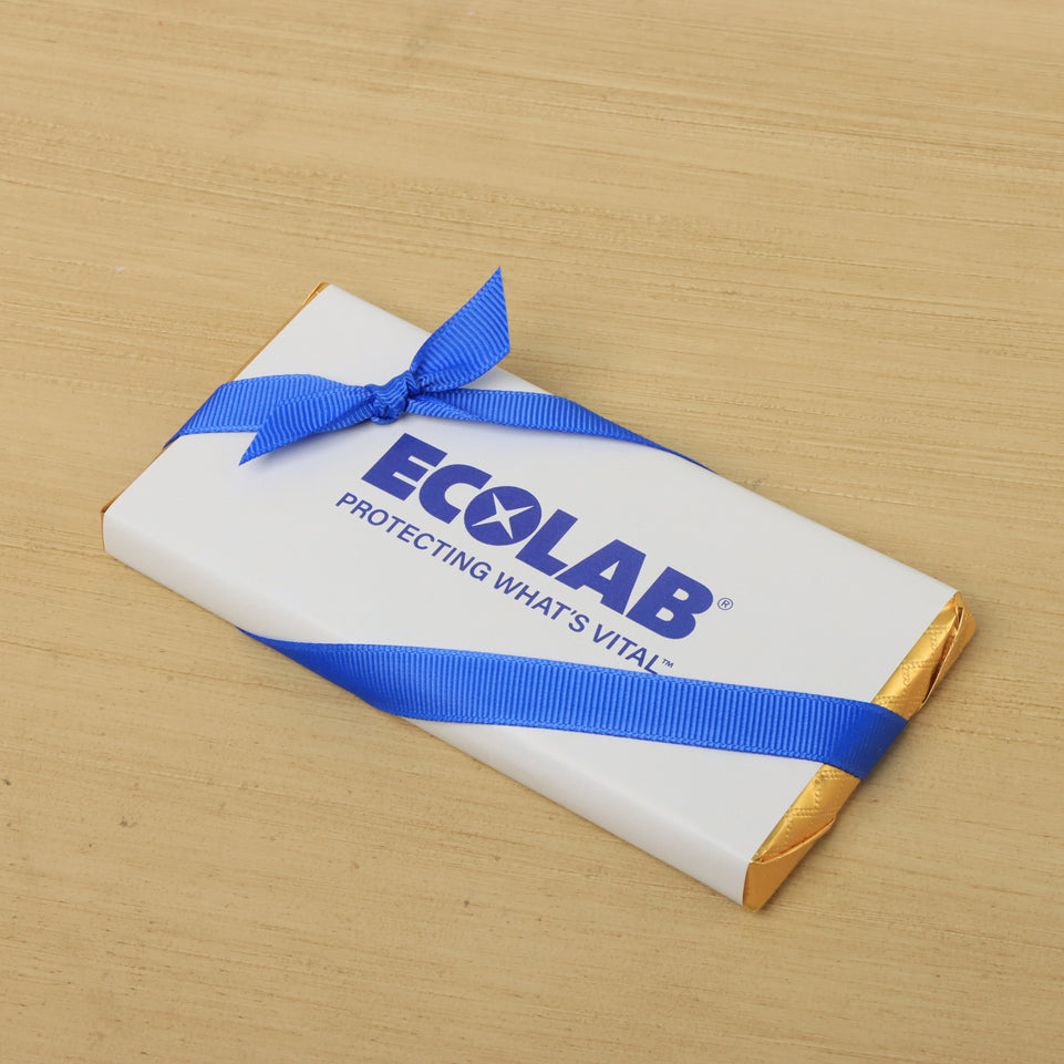 Set of 10 Corporate customized premium plain milk chocolate bar