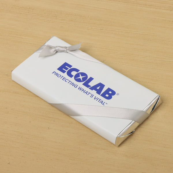 Set of 10 Corporate customized premium plain milk chocolate bar