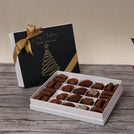 Season's greetings , Merry christmas & happy new year designed premium chocolate 20-piece hard box