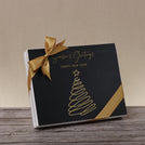 Season's greetings , Merry christmas & happy new year designed premium chocolate 20-piece hard box