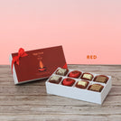 Set of 6 corporate customized diwali candle designed premium chocolate 8P hard box
