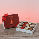Set of 5 corporate customized diwali candle designed premium chocolate 12P hard box