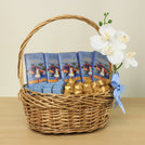 Corporate customized premium chocolate knafeh pistachio bar medium basket