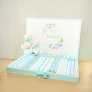 Baby boy personalized premium chocolate large wood tray