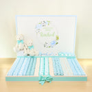 Baby boy personalized premium chocolate large wood tray