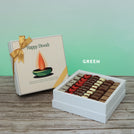 Happy diwali candle designed premium unwrapped hard box