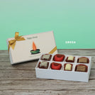 Set of 6 Happy diwali candle designed premium chocolate 8P hard box