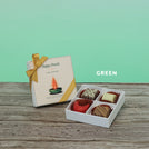 Set of 15 corporate customized diwali candle designed premium chocolate 4P hard box