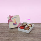 Set of 15 Happy diwali candle red designed premium chocolate 4P hard box
