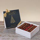 Season's greetings , Merry Christmas & happy new year designed premium chocolate hard box