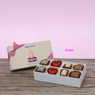 Set of 6 Happy diwali candle designed premium chocolate 8P hard box
