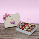 Happy diwali candle designed premium chocolate 12P hard box