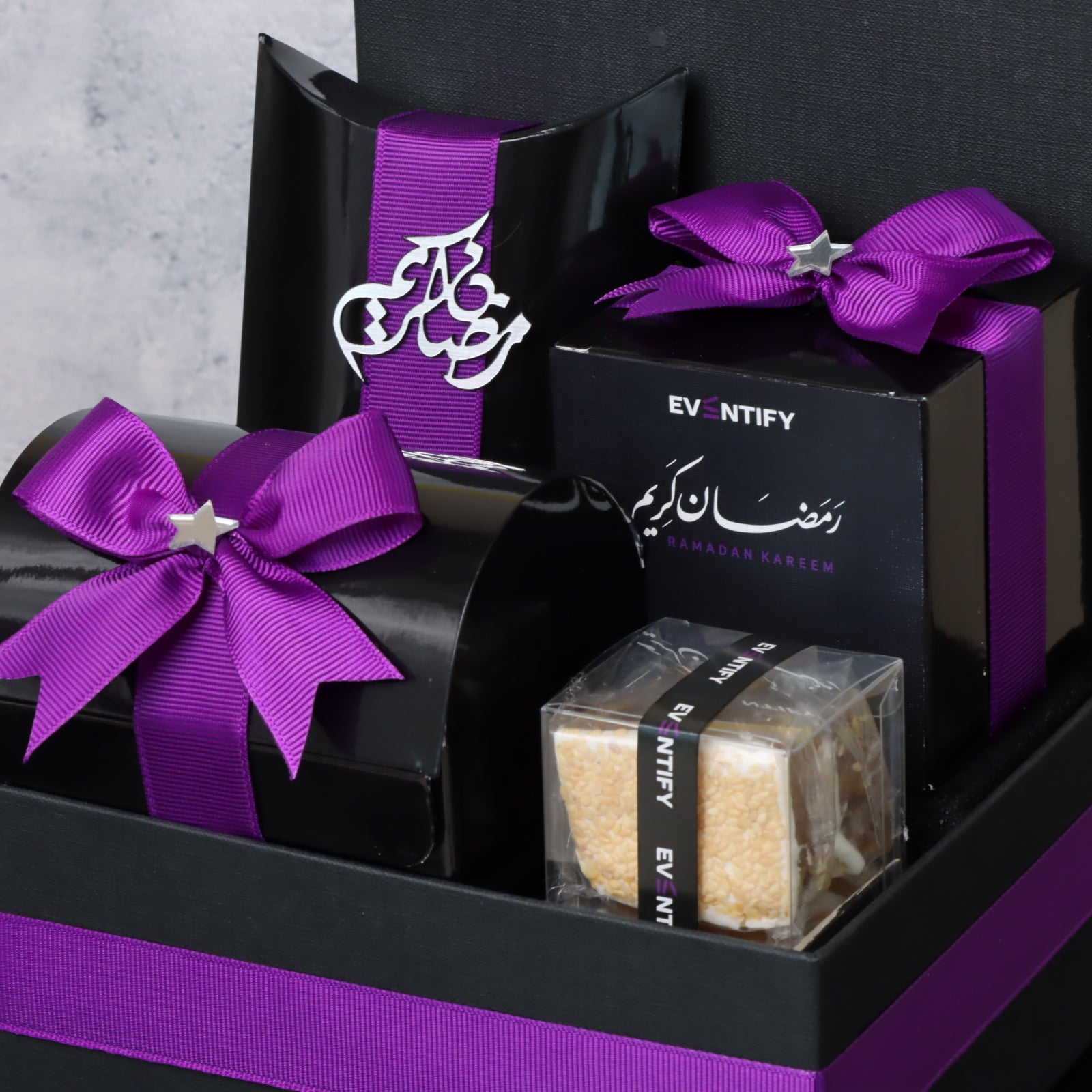 Corporate customized Ramadan designed chocolate & sweets medium hamper