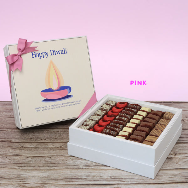 Happy diwali candle designed premium unwrapped hard box