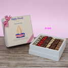 Set of 2 corporate customized diwali candle designed premium chocolate hard box