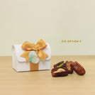 Set of 20 Ramadan Eid Mubarak designed premium nut stuffed dates chest box giveaway