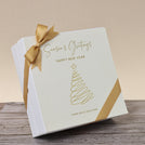 Season's greetings , Merry Christmas & happy new year designed premium chocolate 2-layer hard box