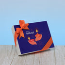 Happy diwali holding hands candle designed premium chocolate 12P hard box