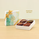 Set of 15 Ramadan Eid Mubarak designed premium nut stuffed dates 4P hard box giveaway
