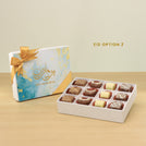 Ramadan Eid Mubarak designed premium chocolate 12P hard box