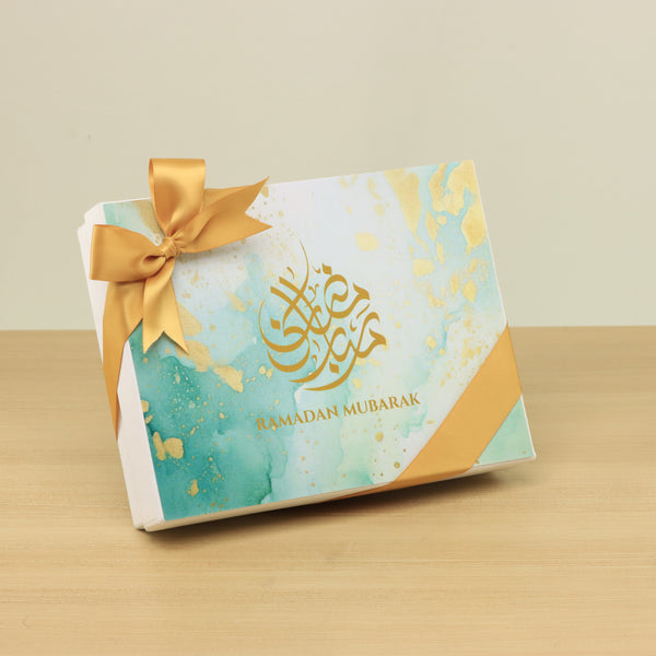 Ramadan Mubarak designed premium chocolate 12P hard box