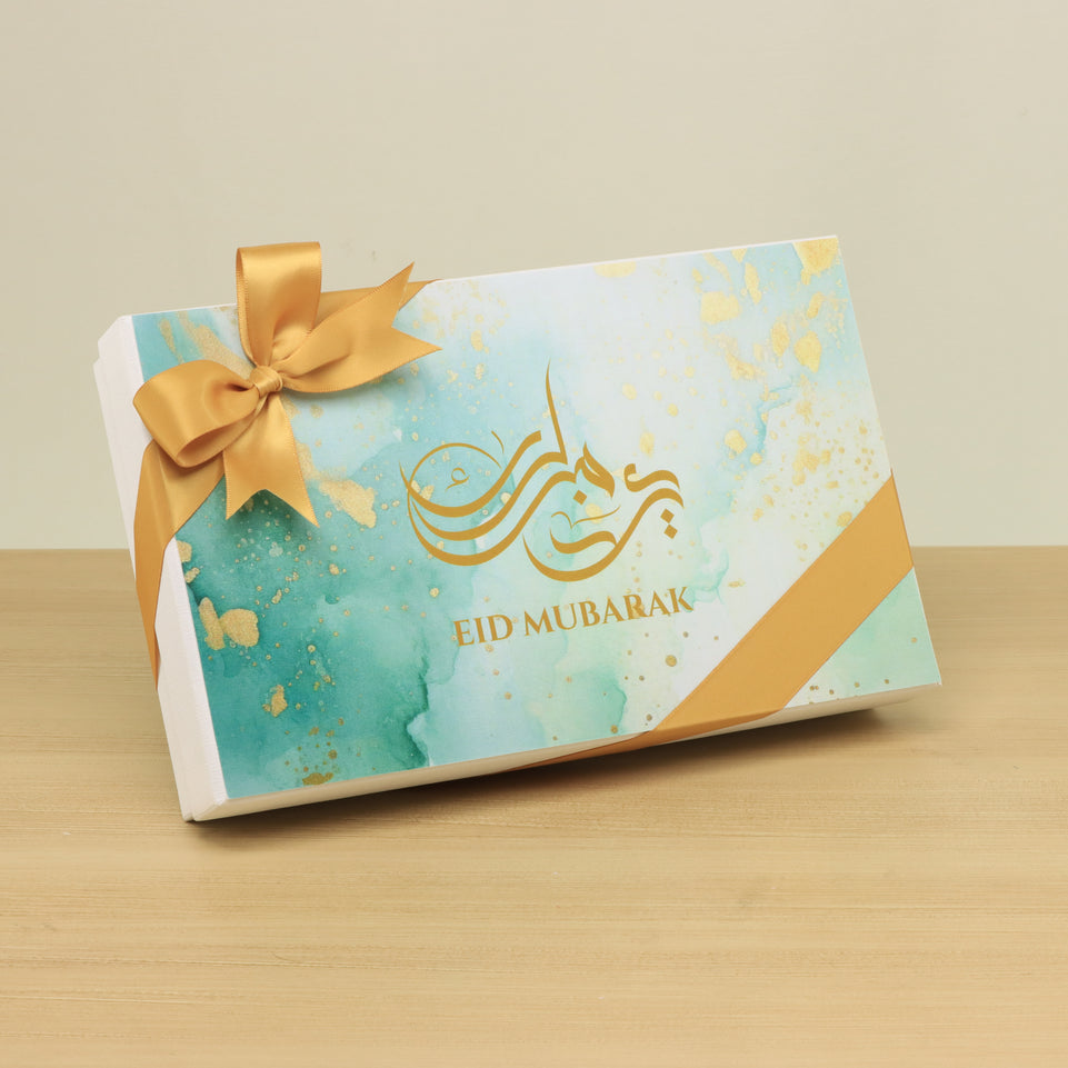 Ramadan Eid Mubarak designed premium chocolate 15P hard box