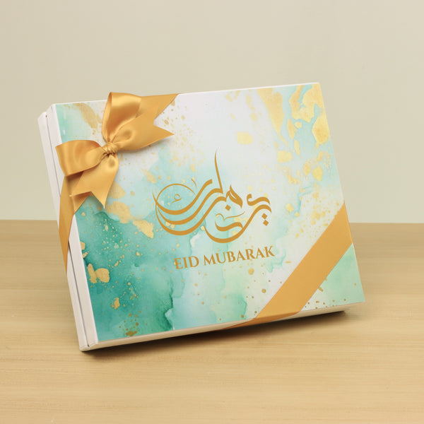 Ramadan Eid Mubarak designed premium chocolate 20P hard box