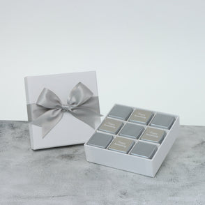 Happy anniversary classic silver desi...