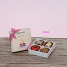 Set of 15 corporate customized diwali candle designed premium chocolate 4P hard box