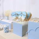 Custom Baby Boy Hot Air Balloon-themed Chocolate Display with Personalized Name & Decorations (Table Excluded)