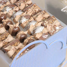 Custom Baby Boy Hot Air Balloon-themed Chocolate Display with Personalized Name & Decorations (Table Excluded)