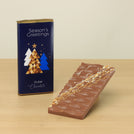 Set of 3 Season's greetings designed Dubai premium pistachio knafeh bar