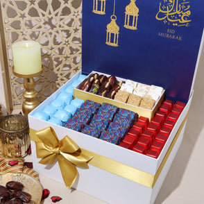 Eid mubarak designed chocolate & swee...