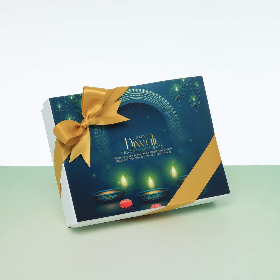 Happy Diwali candle lights designed premium chocolate 20P hard box