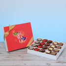 Happy diwali holding hands candle designed premium chocolate 20P hard box