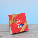 Happy diwali holding hands candle designed premium chocolate 9P hard box