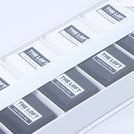 Set of 5 Branded corporate chocolate top view box