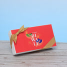 Set of 6 Happy diwali holding hands candle designed premium chocolate 8P hard box