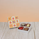 Set of 15 Diwali cartoon designed premium unwrapped chocolate 4P hard box