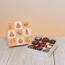 Diwali celebration cartoon designed premium unwrapped chocolate 9P hard box